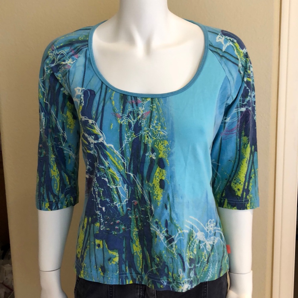 3/4 sleeve oilily tee